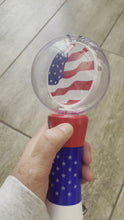 Load and play video in Gallery viewer, 4TH OF JULY LIGHT UP SPINNG TOY
