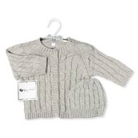Load image into Gallery viewer, Adorable  &amp; Cutest Cable Knit Cardigan ,Beanie &amp; Matching Hanger
