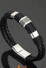 Load image into Gallery viewer, MEN&#39;S- Leather Buckle Vintage Bracelet

