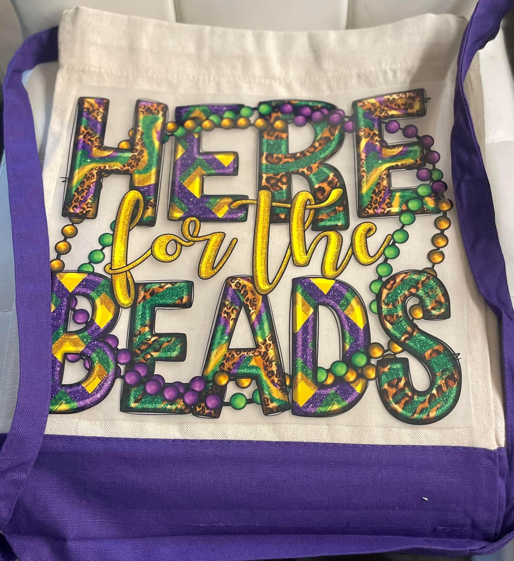 Mardi Gras Bead Bag