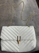 Load image into Gallery viewer, White Chain Square Purse
