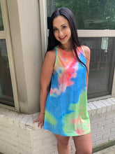 Load image into Gallery viewer, Clothes Tye Dye Dress / Cover Up
