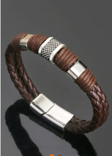 Load image into Gallery viewer, MEN&#39;S- Leather Buckle Vintage Bracelet
