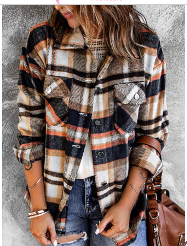 Clothes SHACKET - Thanksgiving Plaid Shacket