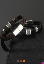 Load image into Gallery viewer, MEN&#39;S- Leather Buckle Vintage Bracelet
