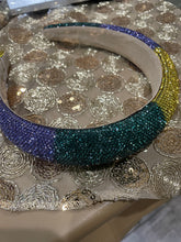 Load image into Gallery viewer, Headband MARDI GRAS- Crystal Hard
