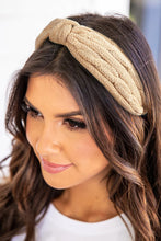 Load image into Gallery viewer, Headband Bow Knot Cable Knit
