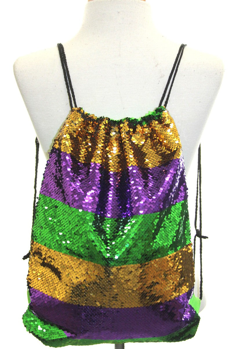 MARDI GRAS - Sequin Backpack